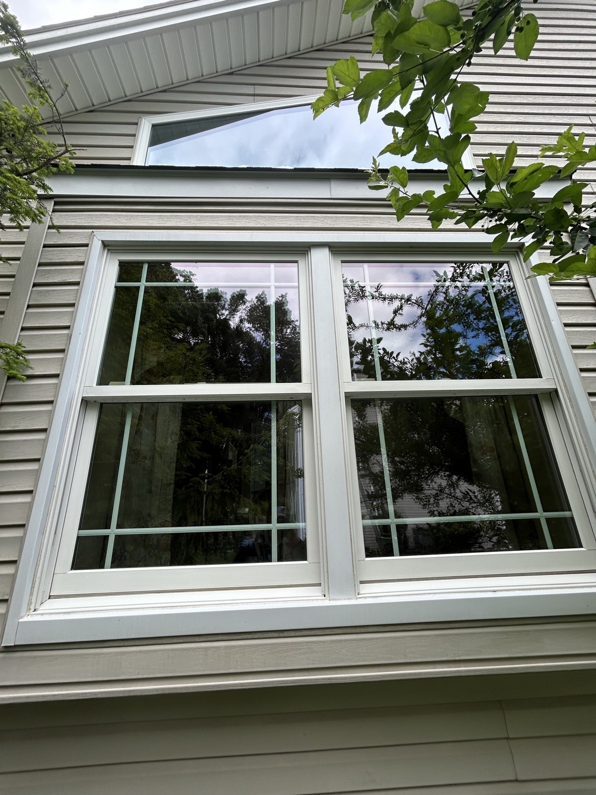 After Fresh Wash window cleaning — spotless, shining windows